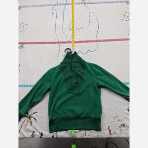 Women's Size XS Old Navy Green Fleece Pullover Swe
